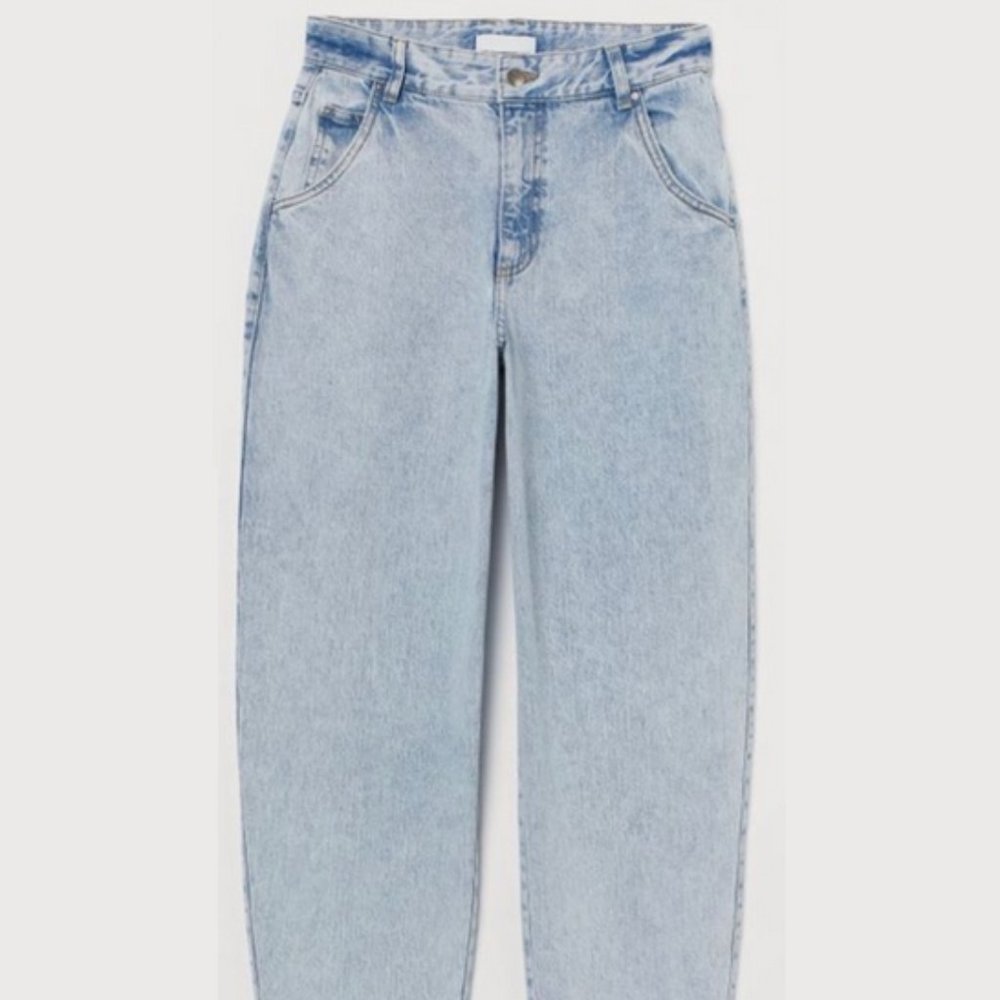 H&M trendy women ankle length twill jeans size 2